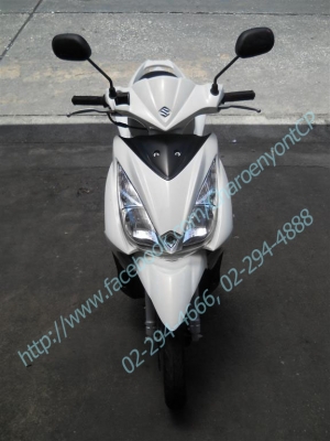 SUZUKI SKYDRIVE 125 CC ปี 2012 รถสวย ขาวเนียน สภาพพร้อมใช้ค่ะ