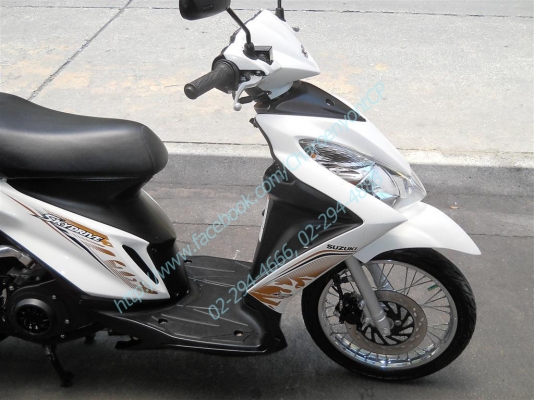 SUZUKI SKYDRIVE 125 CC ปี 2012 รถสวย ขาวเนียน สภาพพร้อมใช้ค่ะ
