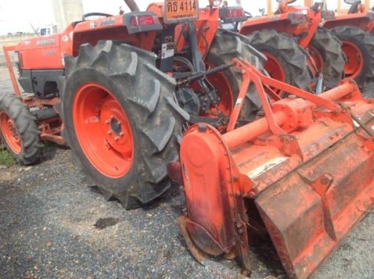 ขายรถแทรคเตอร์ รุ่น L4508 มือสองพร้อม ใบมีดดันดิน+โรตารี่