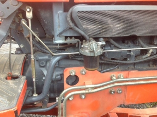 ขายรถแทรคเตอร์ รุ่น L4508 มือสองพร้อม ใบมีดดันดิน+โรตารี่