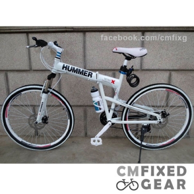 ใหม่ Hummer จักรยานสุดเท่ สีขาว พับได้ ยอดนิยม ถูกมาก ใหม่ Hummer จักรยานสุดเท่ สีขาว พับได้ ยอดนิยม ถูกมาก