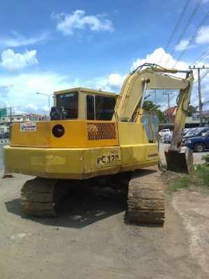 ขายรถแบ็คโฮ komatsu pc120 รุ่น 3 เอกสารอินวอยซ์ โซ่ใหม่ เครื่องปั๊มเดิม เจ้าของซื้อเก่านอกมา