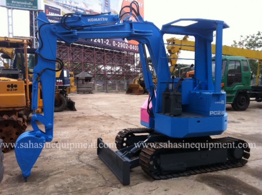 รถขุด PC28UU-1 รถนอก นำเข้า บจก.สหสินอีควิปเม้นท์ โทร.081-5851880, 02-5168100-1