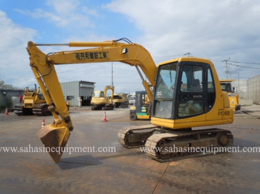 รถขุด PC60-7 S/N 451XX รถนอก สภาพดี บจก.สหสินอีควิปเม้นท์ โทร.081-5851880, 02-5168100-1 www.sahasinequipment.com