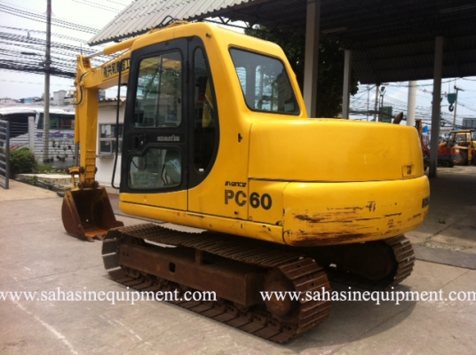 รถขุด PC60-7 S/N 451XX รถนอก สภาพดี บจก.สหสินอีควิปเม้นท์ โทร.081-5851880, 02-5168100-1 www.sahasinequipment.com