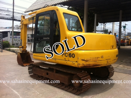 รถขุด PC60-7 S/N 451XX รถนอก สภาพดี บจก.สหสินอีควิปเม้นท์ โทร.081-5851880, 02-5168100-1 www.sahasinequipment.com