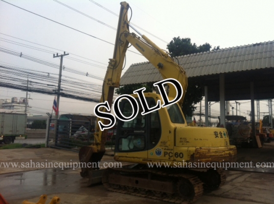รถขุด PC60-7 รถนอก ขายถูก บจก.สหสินอีควิปเม้นท์ โทร.081-5851880, 02-5168100-1 www.sahasinequipment.com รถขุด PC60-7 รถนอก ขายถูก บจก.สหสินอีควิปเม้นท์ โทร.081-5851880, 02-5168100-1 www.sahasinequipment.com
