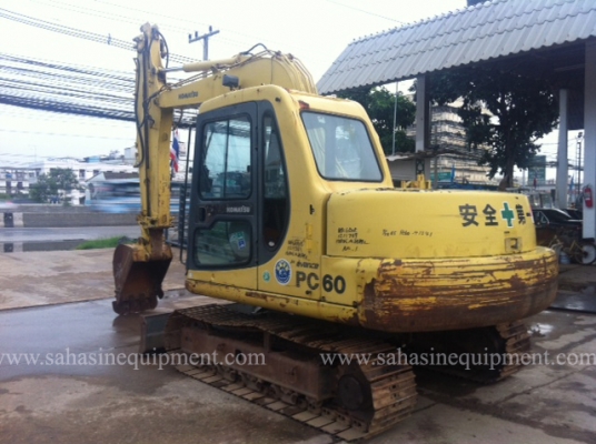 รถขุด PC60-7 รถนอก ขายถูก บจก.สหสินอีควิปเม้นท์ โทร.081-5851880, 02-5168100-1 www.sahasinequipment.com รถขุด PC60-7 รถนอก ขายถูก บจก.สหสินอีควิปเม้นท์ โทร.081-5851880, 02-5168100-1 www.sahasinequipment.com