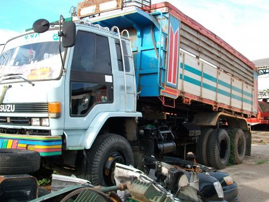 ขายรถบรรทุกดั๊ม 10 ล้อ พร้อมลูกพ่วง