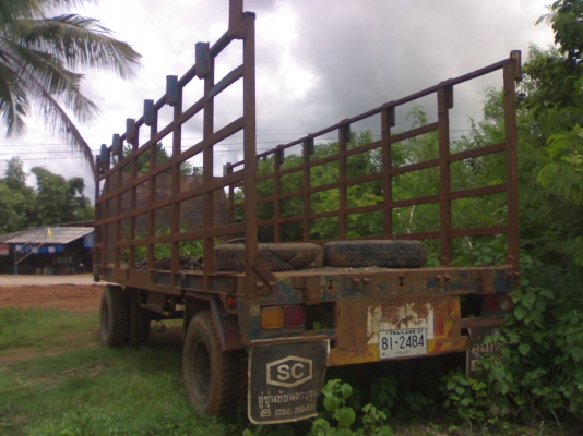 ขายลูกพ่วงยาว 7 ม. 2เพลาพื้นเรียบ จดทะเบียนปี 42