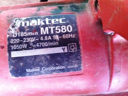 เลื่อยวงเดือนMaktecรุ่นMT580 สภาพดี ราคาถูกๆ
