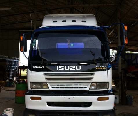 ISUZU DECA 195 Hp รถห้างแท้ 2 เพลา เกียร์ ZF กระบะบรรทุกรถเกี่ยว ใหม่ๆ ครับ (ทีมงานรถคุณภาพ)