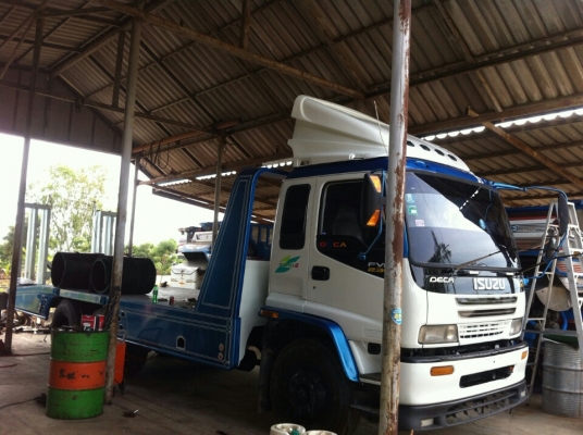 ISUZU DECA 195 Hp รถห้างแท้ 2 เพลา เกียร์ ZF กระบะบรรทุกรถเกี่ยว ใหม่ๆ ครับ (ทีมงานรถคุณภาพ)