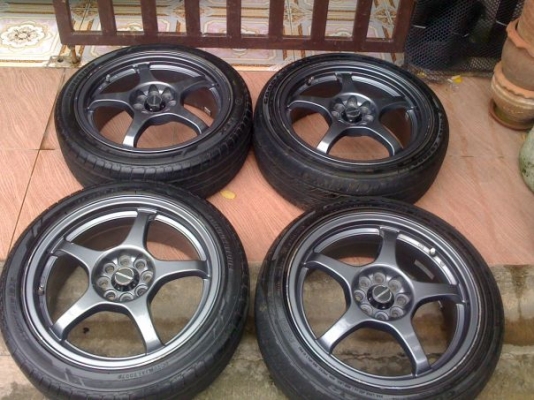 ล้อ A TECH ขอบ16กว้าง6.5 4รู100 เเละ114