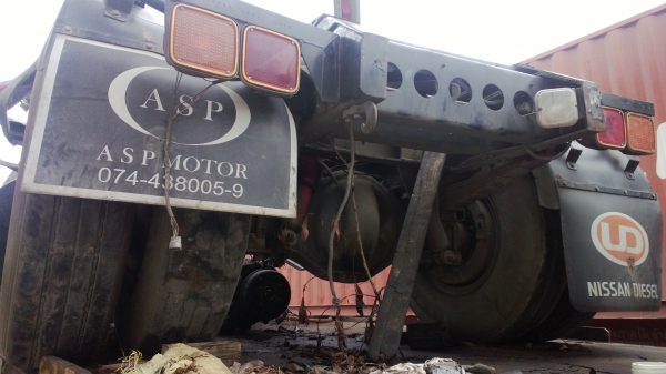 (เหลือเชื่อ...คนขับแค่บาดเจ็บ) ขายซาก6ล้อหัวลากออกใหม่ป้ายแดง