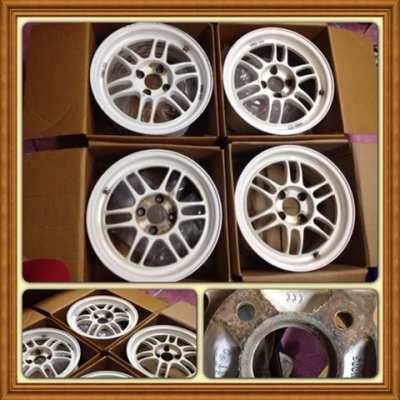 ขายล้อแม็กซ์ RPF 1 CG ขอบ15 สีขาว ราคา 7,300 บาท