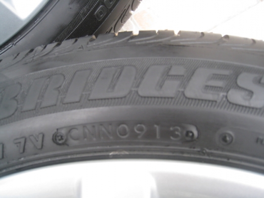 ขายล้อแม็ก Suzuki swift ถอดรถป้ายแดง 16"x6" et45 4 รู 100(toyota,mazda,ford ใส่ได้เลยครับ) + ยาง สัปดาห์ที่9 ปี13