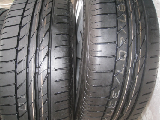 ขายล้อแม็ก Suzuki swift ถอดรถป้ายแดง 16"x6" et45 4 รู 100(toyota,mazda,ford ใส่ได้เลยครับ) + ยาง สัปดาห์ที่9 ปี13