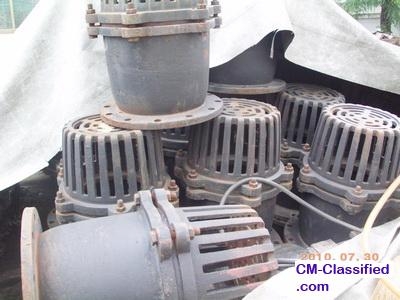 ขาย หัวกระโหลกปั้มน้ำ  6 - 12 นิ้วและท่อเหล็ก-ยางตัวหนอน