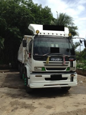 12ล้อดั้ม ISUZU DECA 270 UROII ปี51 ดั้มสามมิตรแม่ลูก สวยมาก