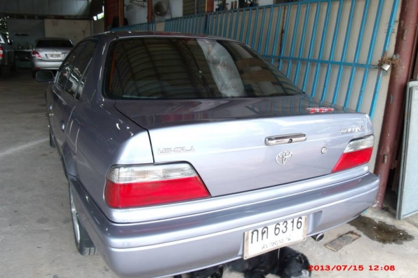 รถสภาพดี TOYOTA SOLUNA 1.5SLI ปี 1999 ใช้ต่อได้เลย เจ้าของเดิมพนักงานออมสิน รถธนาคารครับ เหมาะสำหรับคนที่ต้องวิ่งทางไกล แม็กซ์ ขอบ 15" ติดแก๊ส LPG หัวฉีด แอร์หนาว เครื่องเสียงดี จอTVสวยก๊าบ ราคา 135000 เท่านั้นพร้อมโอนทันทีครับ สนใจติดต่อ 084 9927529