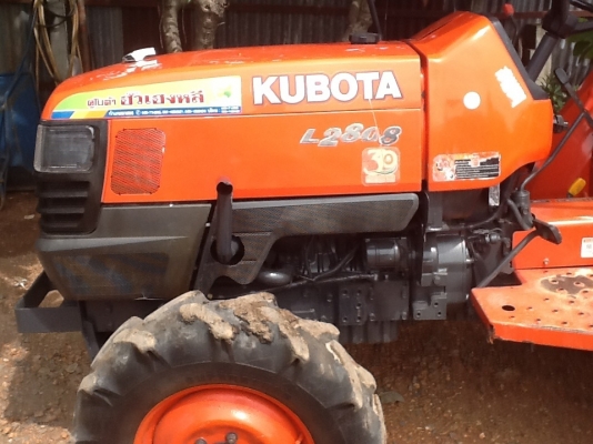 คูโบต้า L2808 4 WD 2 เพลา พร้อมตัดหญ้า 1.20 LCS ใหม่ ทำงาน 1129 ชั่วโมง