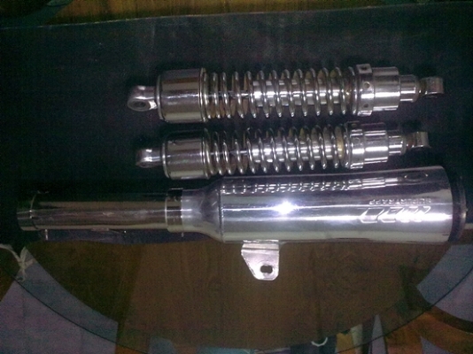 ท่อ super TRAPP และ โช๊คหลัง clubman 250