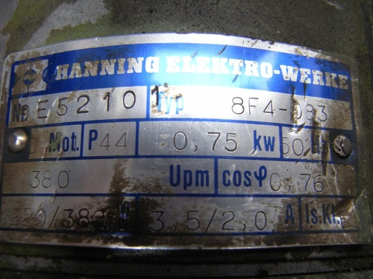 ขายมอเตอร์เกียร์ปรับรอบได้ ขนาด 1 HP. 380 V สภาพดี พร้อมใช้งาน