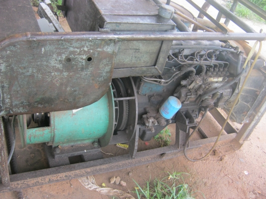 ฃายด่วนเครื่องปั่นไฟ 10 กิโล เครื่องยนต์นิสสัน sd 22 สภาพพร้อมไช้งาน