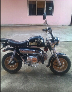 ขาย gorilla 125 cc ทะเบียน สวย เอกสารพร้อมโอน