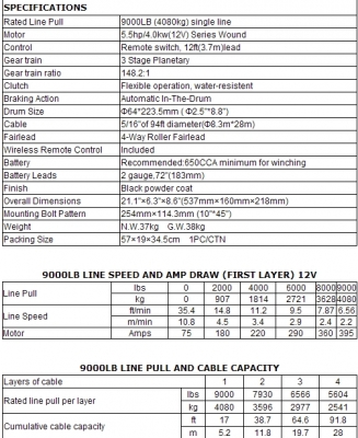 ขาย Winch 6000 ปอนด์ ใหม่ราคามือสอง