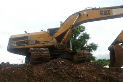 แบคโฮ CAT 320V I ไฟฟ้าตัดมีแอร์ เอวแน่น รถทำงานอยู๋