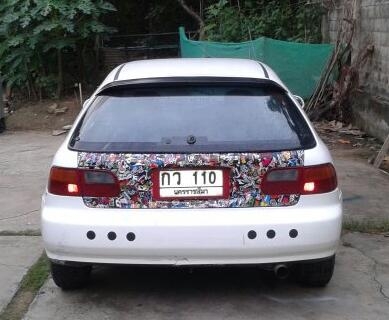 ด่วน..Civic3ประตูเครื่องดีสมบูรณ์เกียร์Autoแอร์หนาวก.ไฟฟ้าMP3(พร้อมขับส่ง)