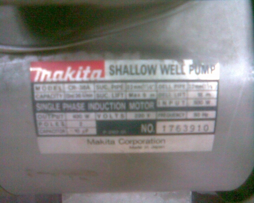 ปั้มน้ำmakita