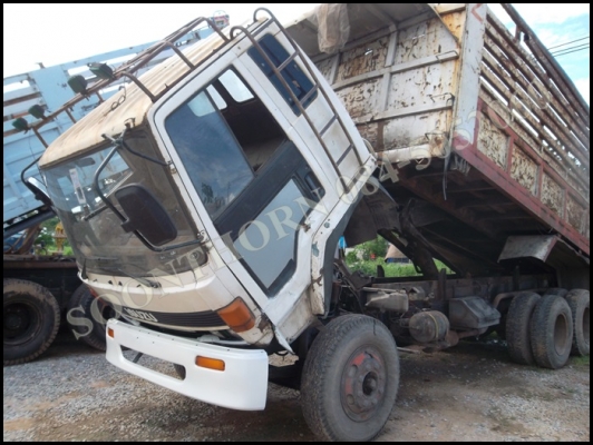 ขายด่วน รถบรรทุก 10 ล้อ ISUZU ROCKY 195 แรง /2 เพลา สโลว์ กระบะดั้ม รถพร้อมใช้ ราคาสุดคุ้ม