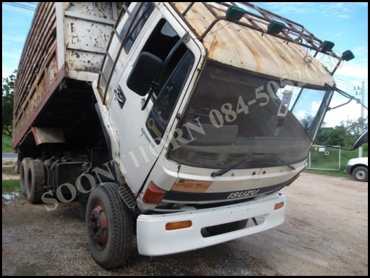 ขายด่วน รถบรรทุก 10 ล้อ ISUZU ROCKY 195 แรง /2 เพลา สโลว์ กระบะดั้ม รถพร้อมใช้ ราคาสุดคุ้ม