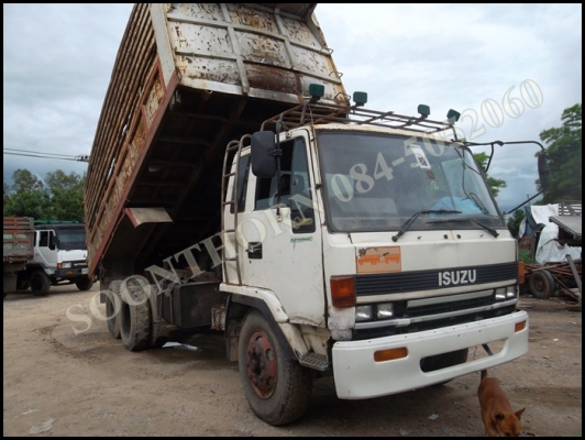 ขายด่วน รถบรรทุก 10 ล้อ ISUZU ROCKY 195 แรง /2 เพลา สโลว์ กระบะดั้ม รถพร้อมใช้ ราคาสุดคุ้ม