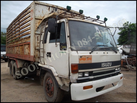 ขายด่วน รถบรรทุก 10 ล้อ ISUZU ROCKY 195 แรง /2 เพลา สโลว์ กระบะดั้ม รถพร้อมใช้ ราคาสุดคุ้ม