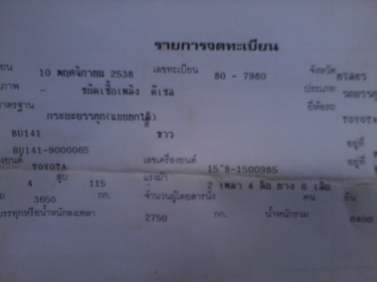 ขายTOYOTA ไดน้า 115Hp ดั้ม รถพร้อมใช้ราคาเบามาอีกแล้วคับท่าน