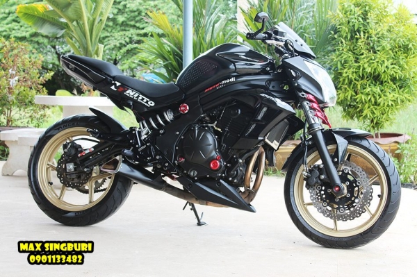 แม็กสิงห์บุรี//KAWASAKI ER6N ปี2012 รถออกศูนย์ ของแต่งแน่นๆ หล่อๆ 259000 (รับแลก-เทิร์น)