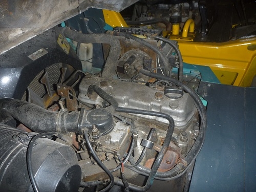 Forklift 2.0T เบนซินติดแก๊ส  3.0 MM. เกียร์ออโต้ ยางตัน สภาพใหม่พร้อมใช้งาน