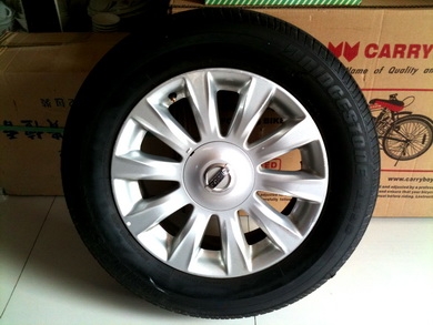 ล้อแม็กซพร้อมยาง Teana ขอบ16 นิ้ว มี1 วง มีรอยตามรูปเอาไปเป็นอะไหล่ครับ