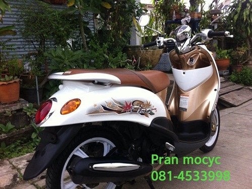 ขาย yamaha fino สีขาวน้ำตาล ปี2555 ขาย yamaha fino สีขาวน้ำตาล ปี2555