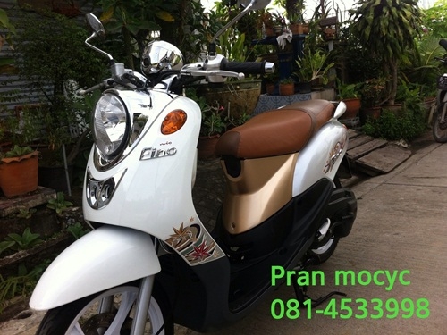ขาย yamaha fino สีขาวน้ำตาล ปี2555 ขาย yamaha fino สีขาวน้ำตาล ปี2555