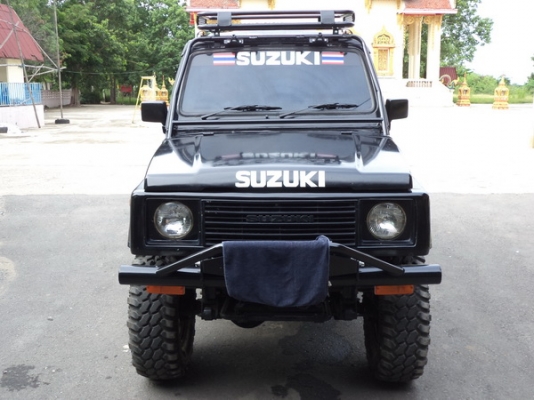 (รถลุยน้ำท่วม) SUZUKI  CARIBAN 1.3 ยกสูงเทินเพลา +พึ่งติดแก็ส LPG