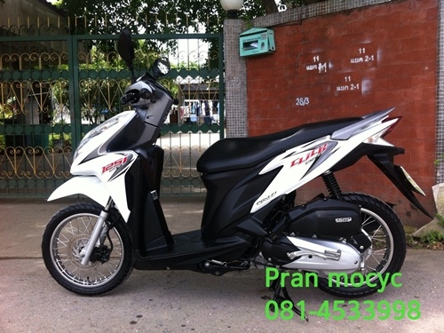 ขายhonda click สีขาวเทา ปี2555