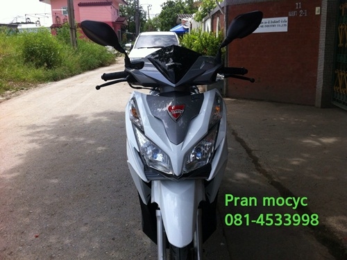 ขายhonda click สีขาวเทา ปี2555