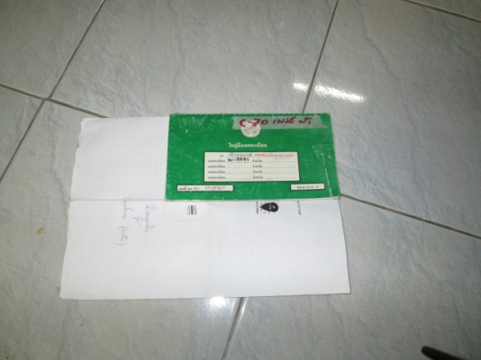 ขาย C70 ทะเบียนเต็ม+ชุดโอน พึ่งทำใหม่หมด