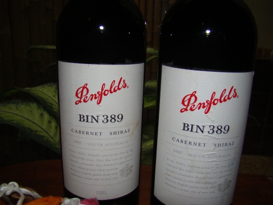 ไวน์ penfolds bin 389