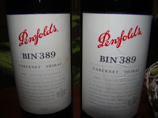 ไวน์ penfolds bin 389